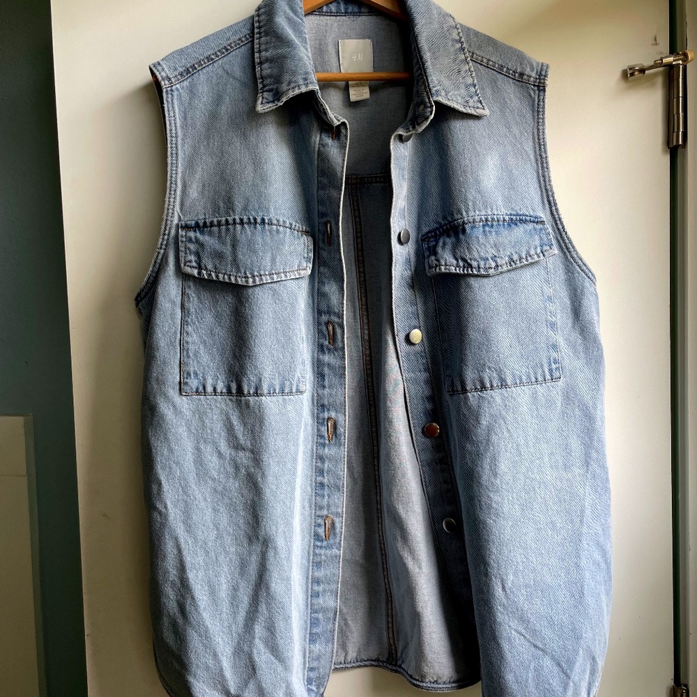 H&M Oversized Denim Vest